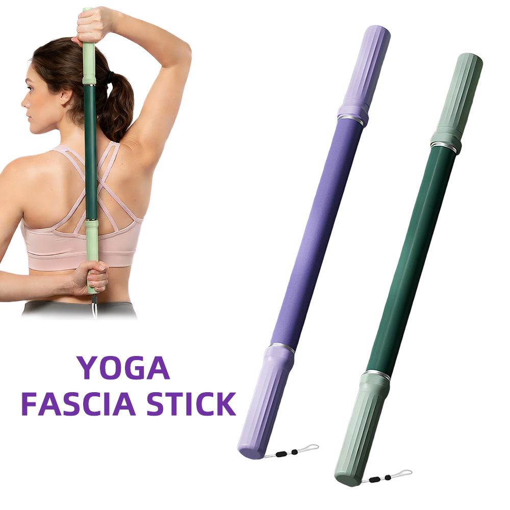 Pilates Yoga Bar - Yoga Fascia Stick Ergonomic Muscle Massage