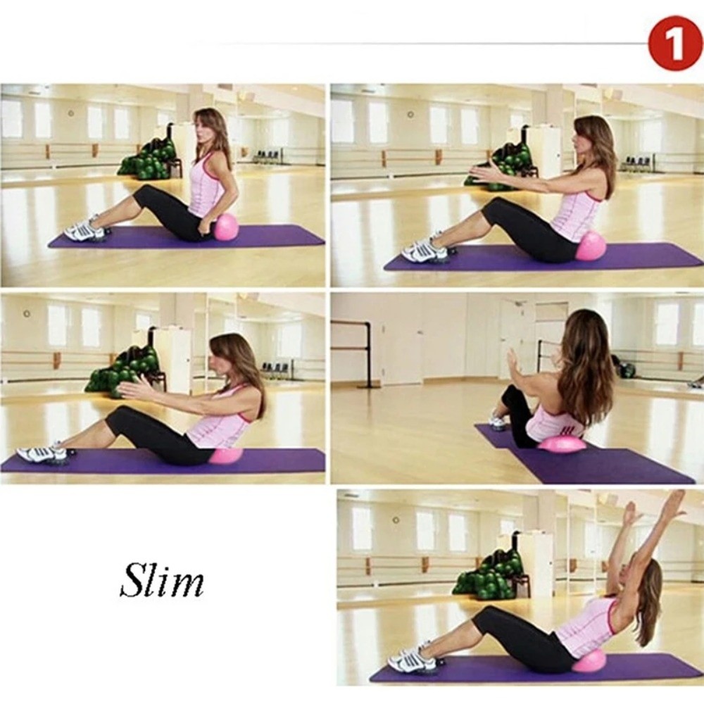 Pilates Yoga Ball Exercises - New 25cm Yoga Ball Non Slip