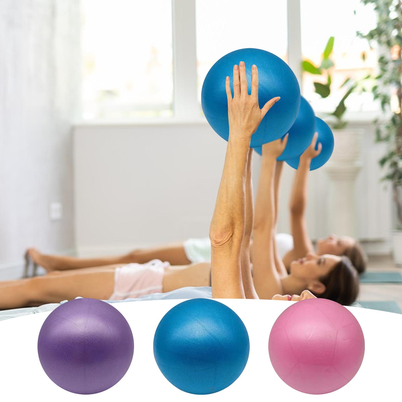 Pilates Yoga Ball Exercises - 15CM Inflation Indoor Yoga Ball Fitness