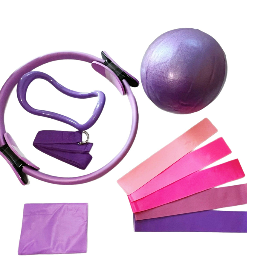 Pilates Yoga Ball Exercises - Customized LOGO 5-Piece Home Gym Resistance