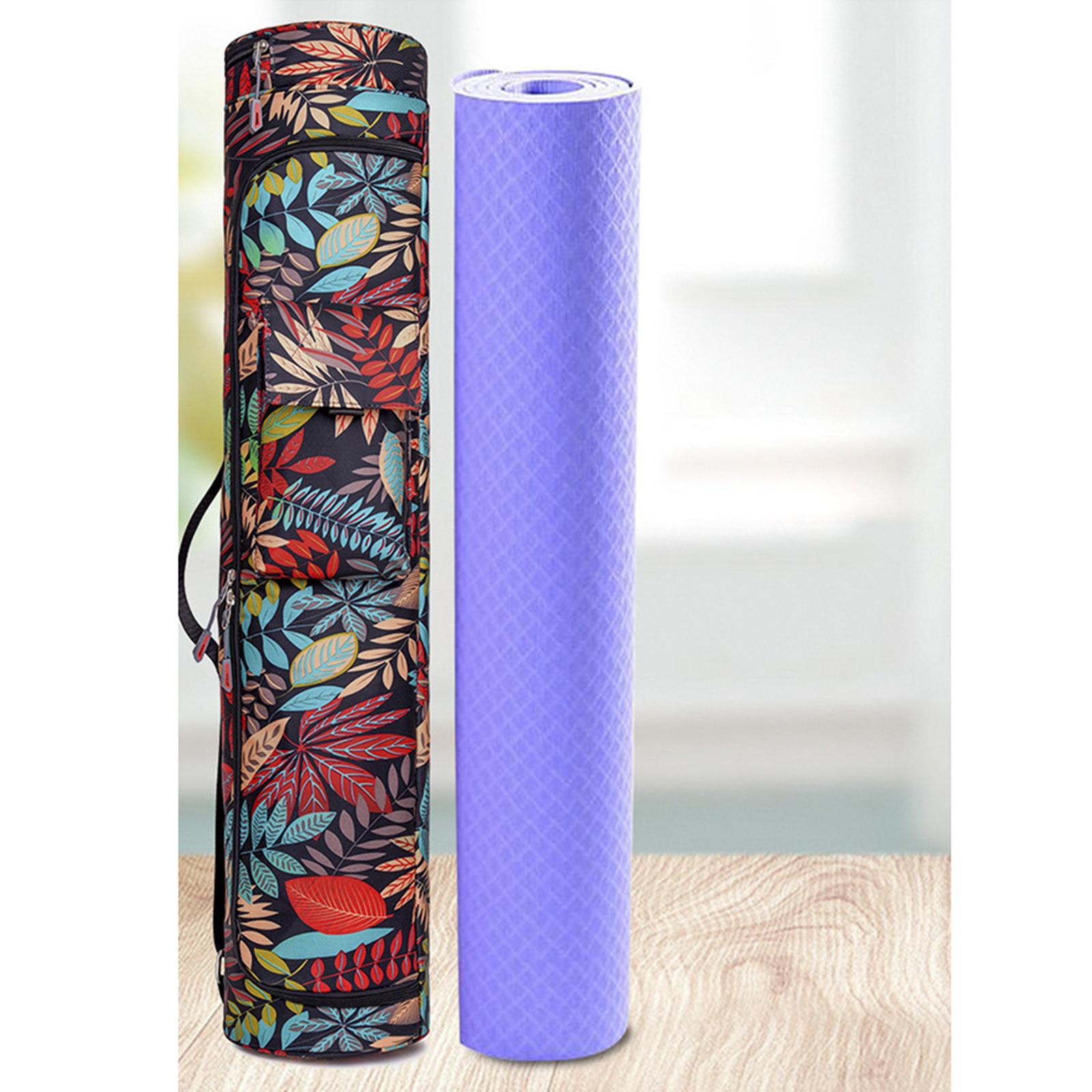 Pilates Yoga Mat Workout - Non-slip Yoga Mat Bag Canvas Drawstring