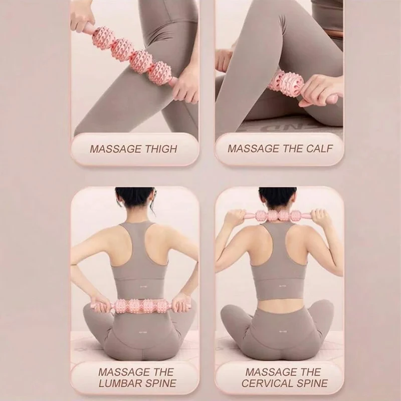 Pilates Yoga Bar - ﻿ Massage Stick Leg Muscle Relaxer