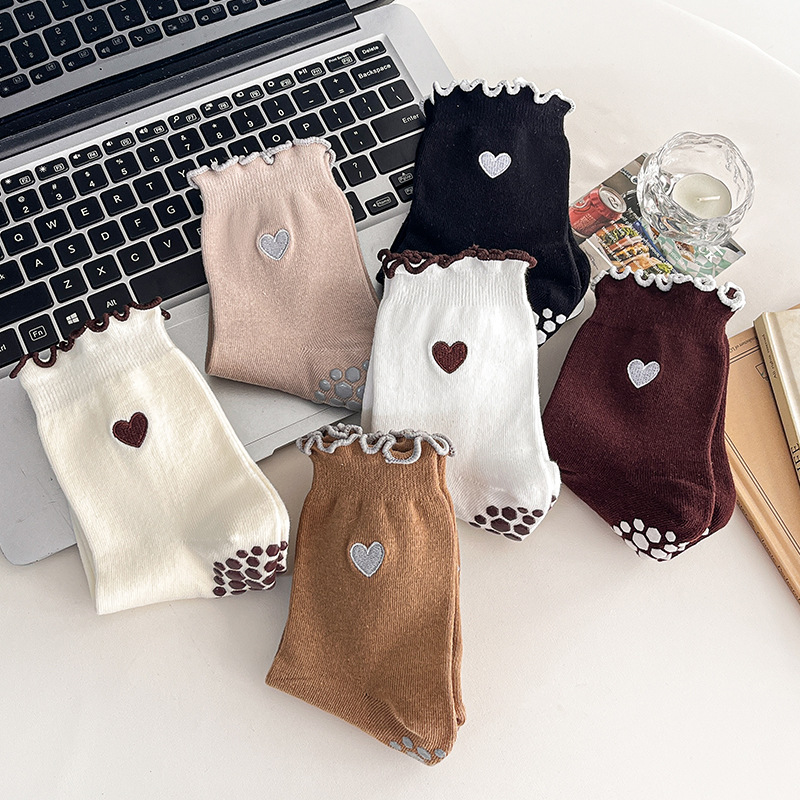 Yoga Socks Women Cotton Heart  - Pilates Yoga Origin review and price