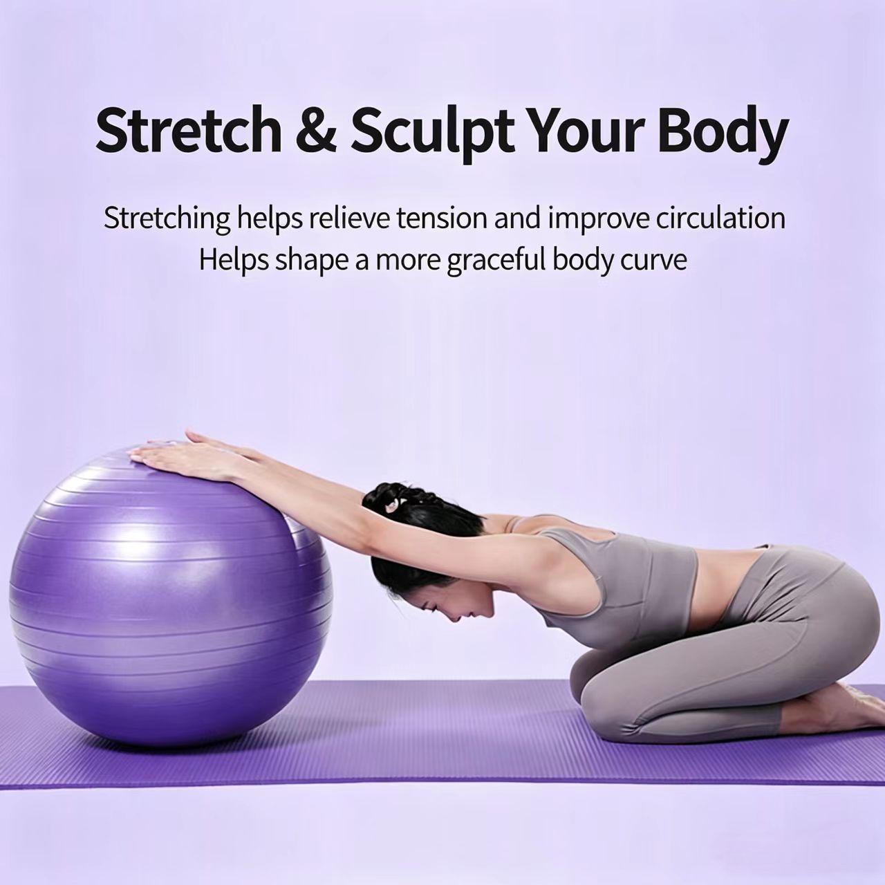 Thickened PVC Yoga Ball/Pilate - Pilates Yoga Pregnancy review and price
