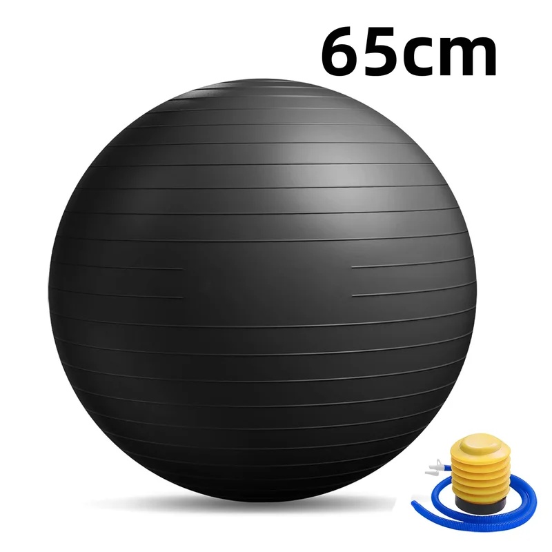 Anti-Burst Yoga Ball with Pump - Pilates Yoga Ball Exercises review and price