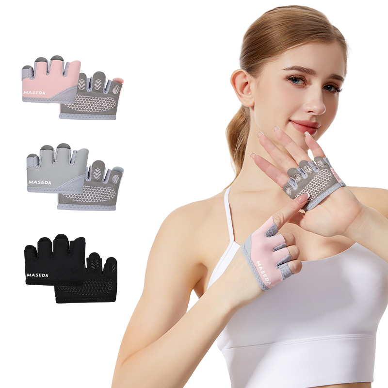 Pair of Fitness Fingerless Glo - Pilates Yoga Origin review and price