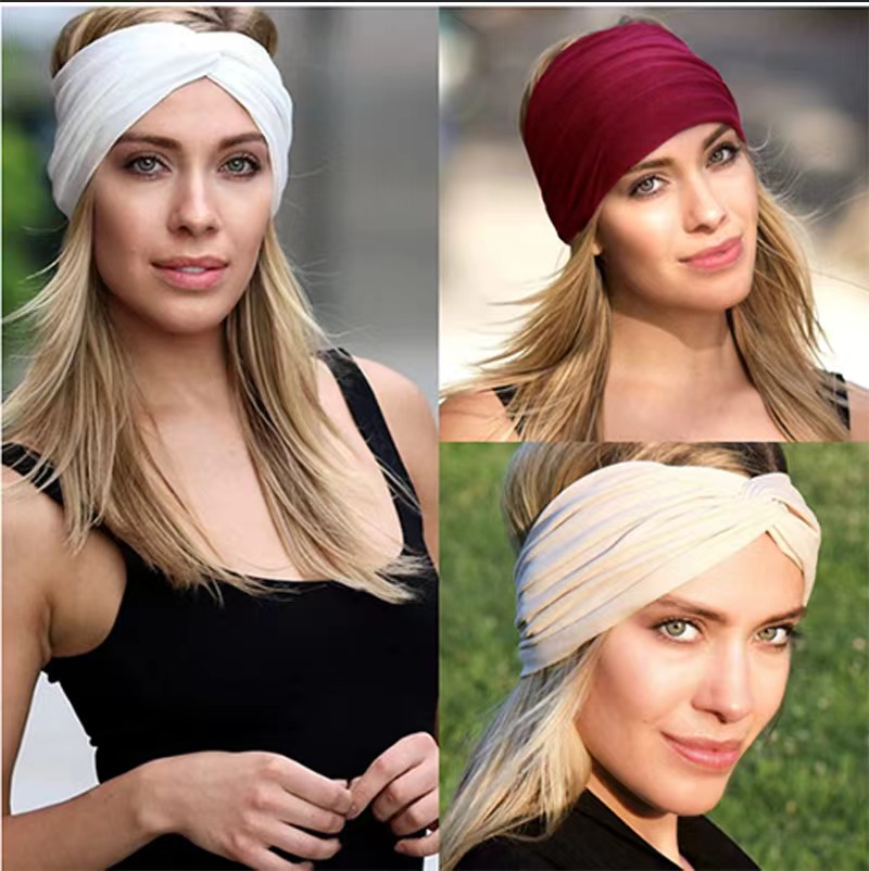 Wide Elastic Headband Hairband - Pilates Yoga Bar review and price