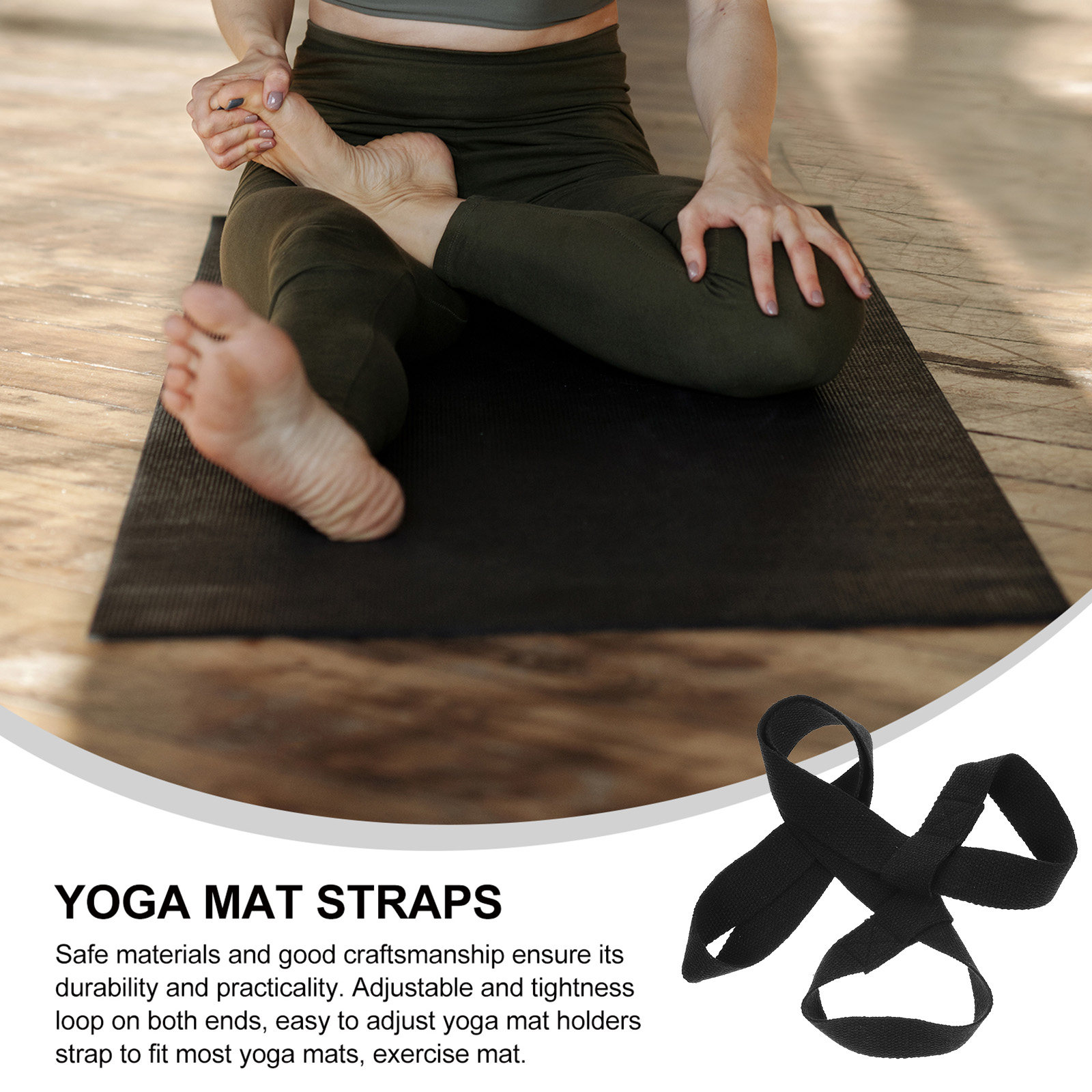 2Pcs Yoga Mat Sling Strap Heav - Pilates Yoga Classes review and price