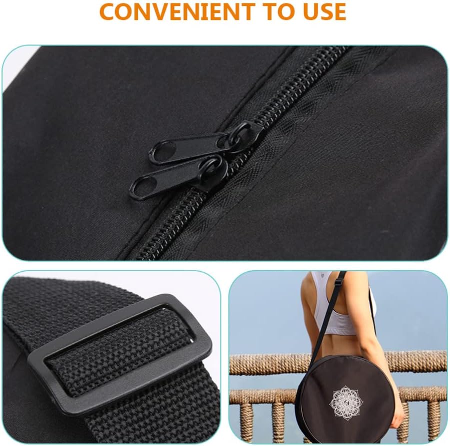 Yoga Wheel Bag Nylon Black Man - Pilates Yoga Circle review and price
