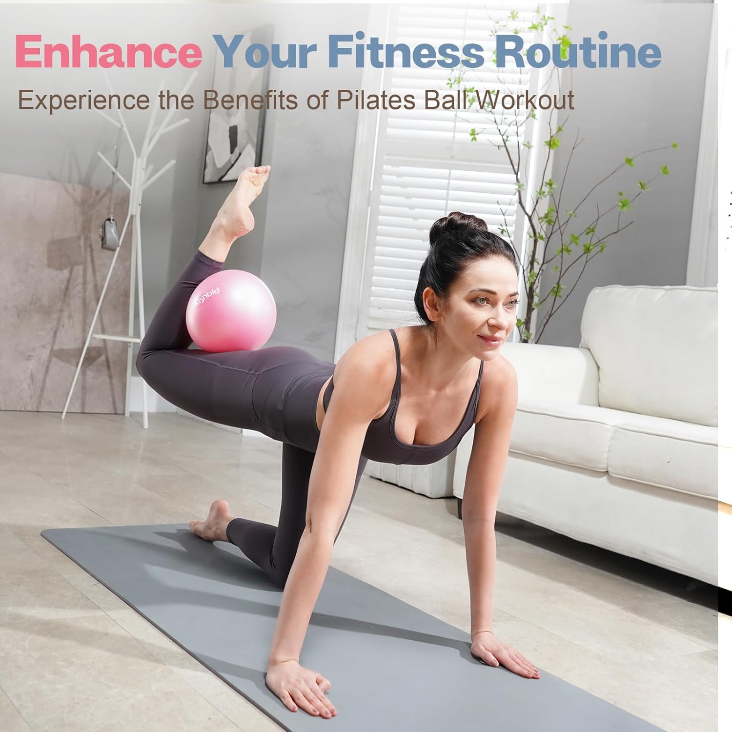 Small Exercise Ball, 9 Inch Mi - Pilates Yoga Workout At Home review and price