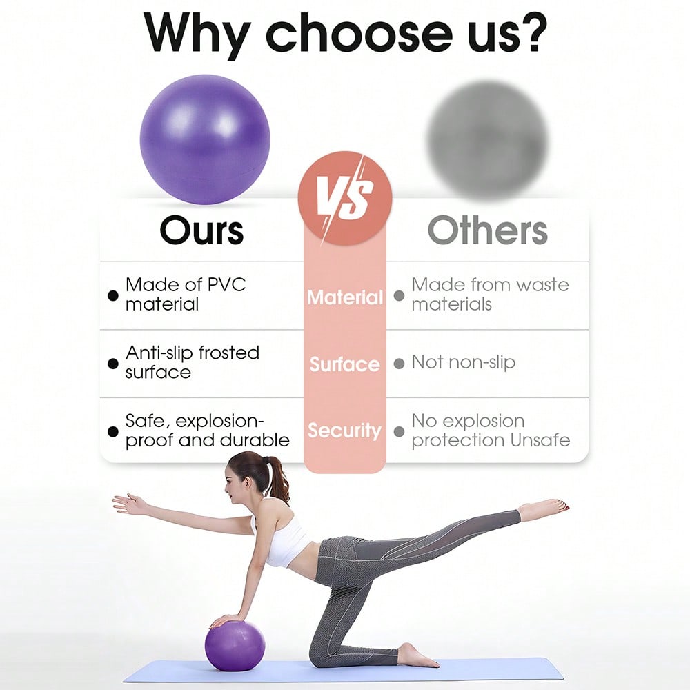 1PC 25cm Pilates Yoga Ball Gym - Pilates Yoga Pregnancy review and price