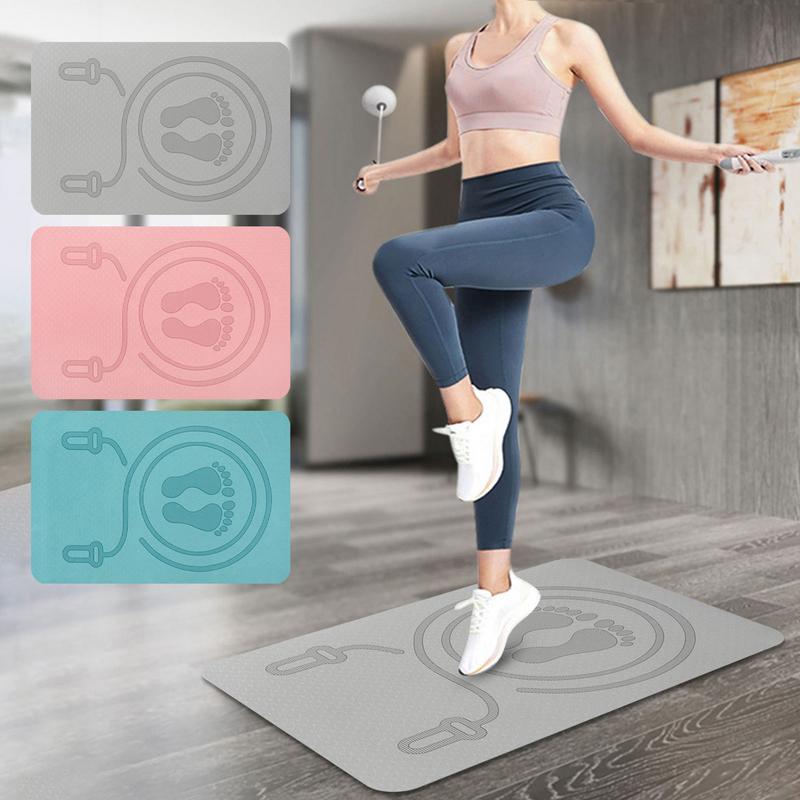 6mm Jump Rope Mat TPE Material - Pilates Yoga Mat Workout review and price