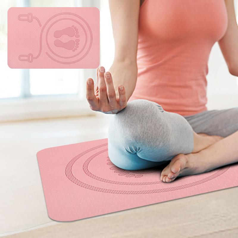 6mm Jump Rope Mat TPE Material - Pilates Yoga Mat Workout review and price